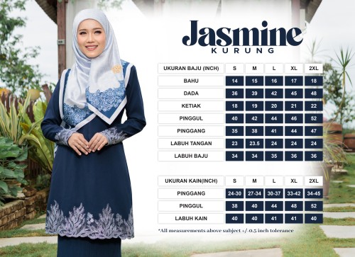 Kurung Jasmine - Redwine